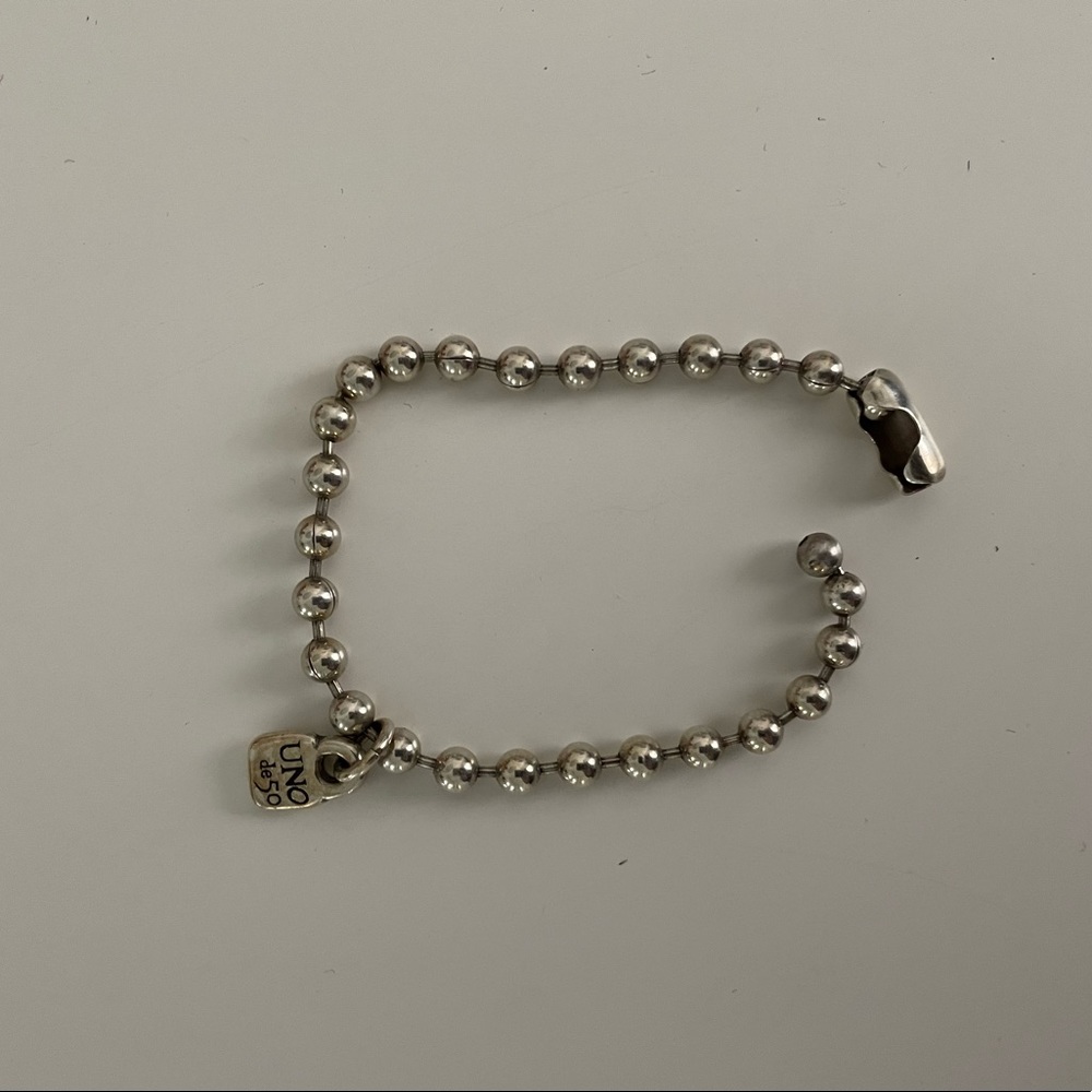 Uno de 50 silver bracelet
